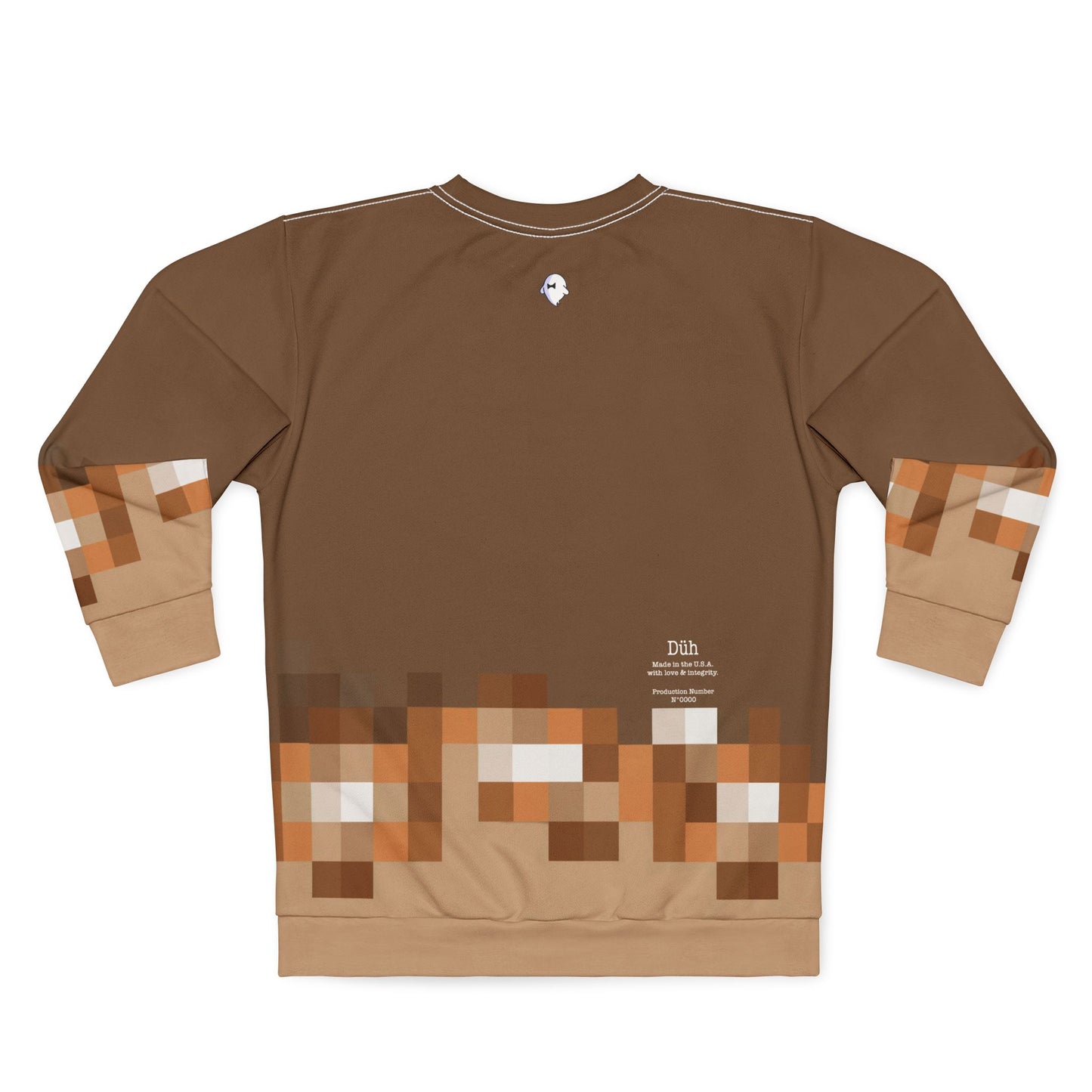 Brown Pixel Sweatshirt