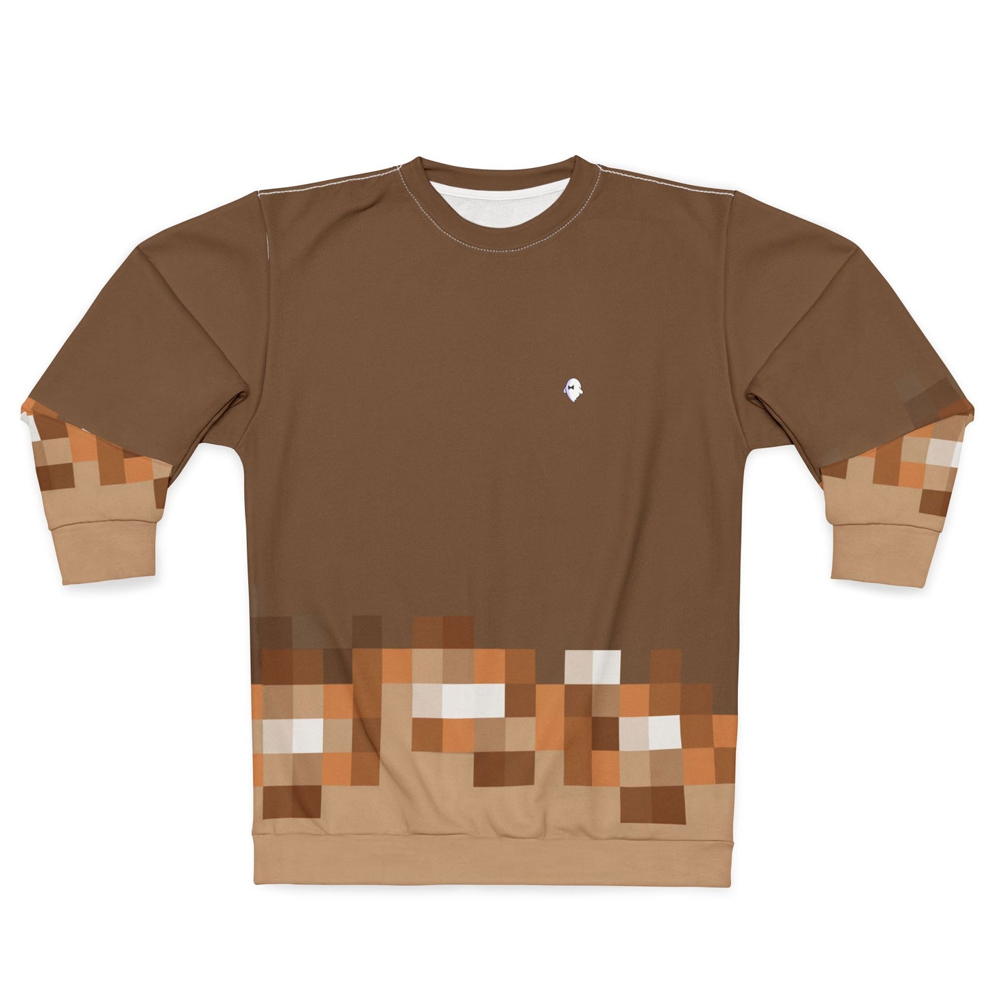 Brown Pixel Sweatshirt