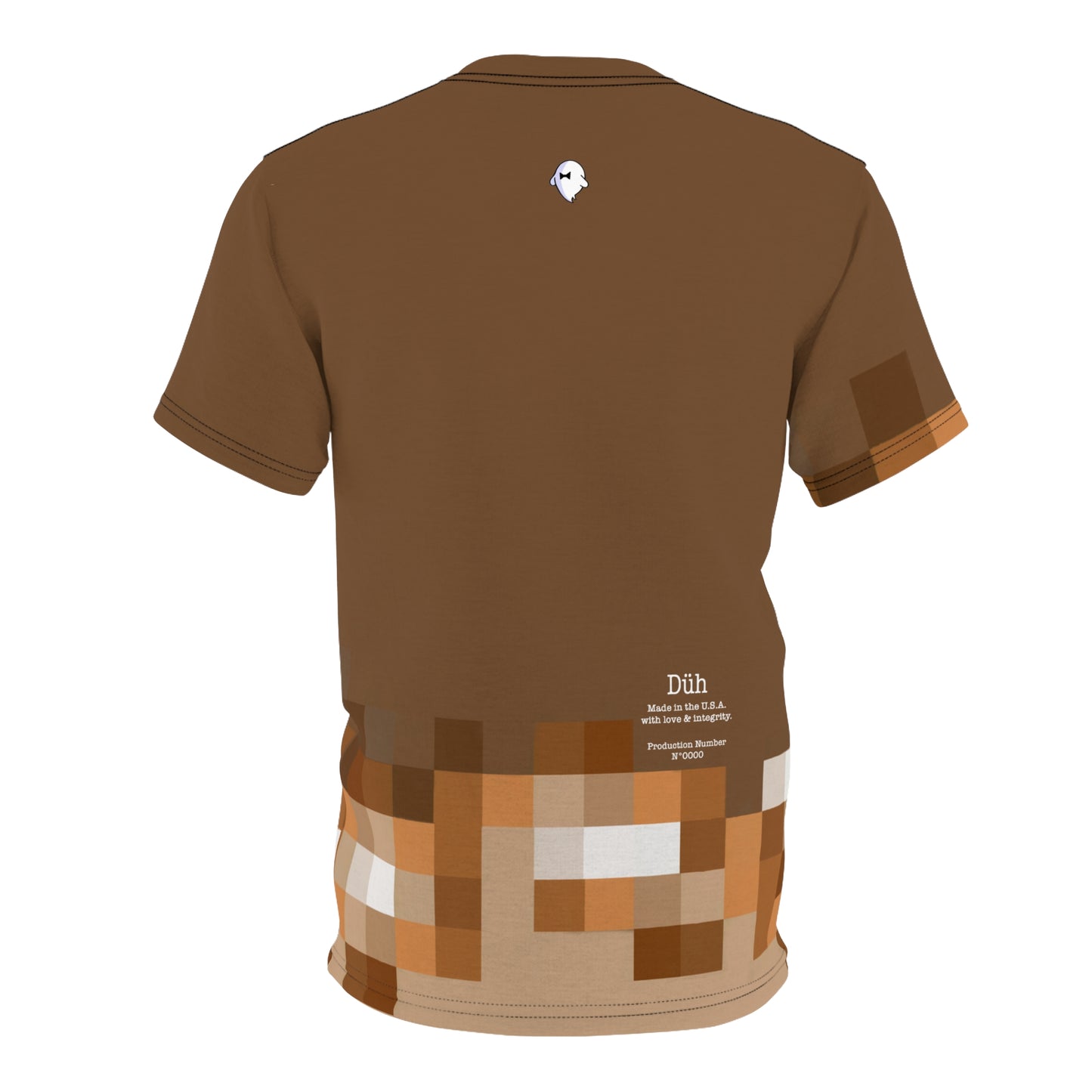 Brown Pixel Tee